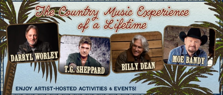 Country Music Cruise 2027: Darryl Worley, T.G. Sheppard, Billy Dean, Moe Bandy