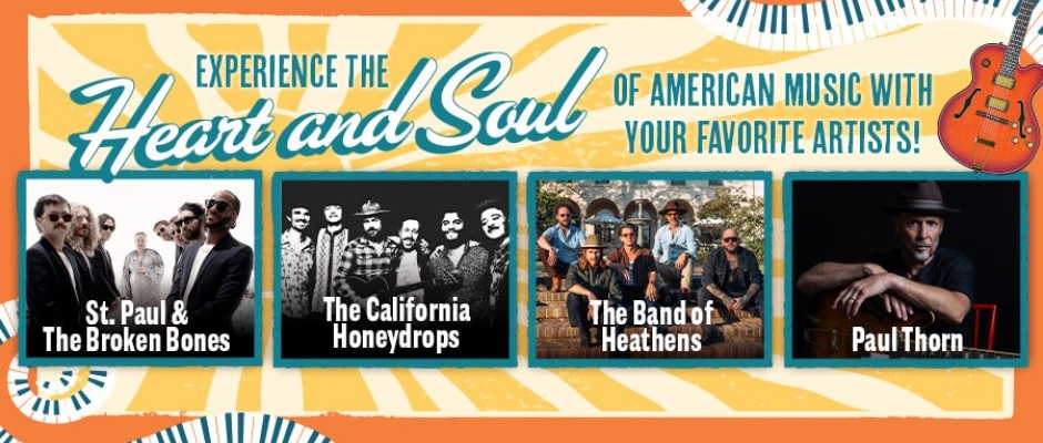 Sandy Beaches Cruise 2027: St. Paul and The Broken Bones, The California Honeydrops, The Band of Heathens, Paul Thorn