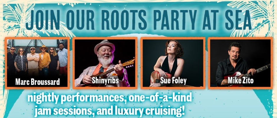 Sandy Beaches Cruise 2027: Marc Broussard, Shinyribs, Sue Foley, Mike Zito
