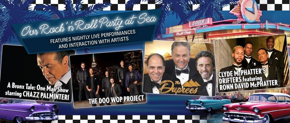 Malt Shop Memories 2026: A Bronx Tale starring Chazz Palminteri, The Doo Wop Project, The Duprees, Clyde McPhatter's Drifters featuring Ronn David McPhatter