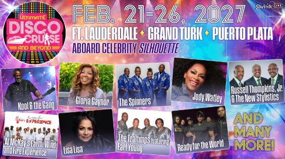 Ultimate Disco Cruise and Beyond, February 21-26, 2027