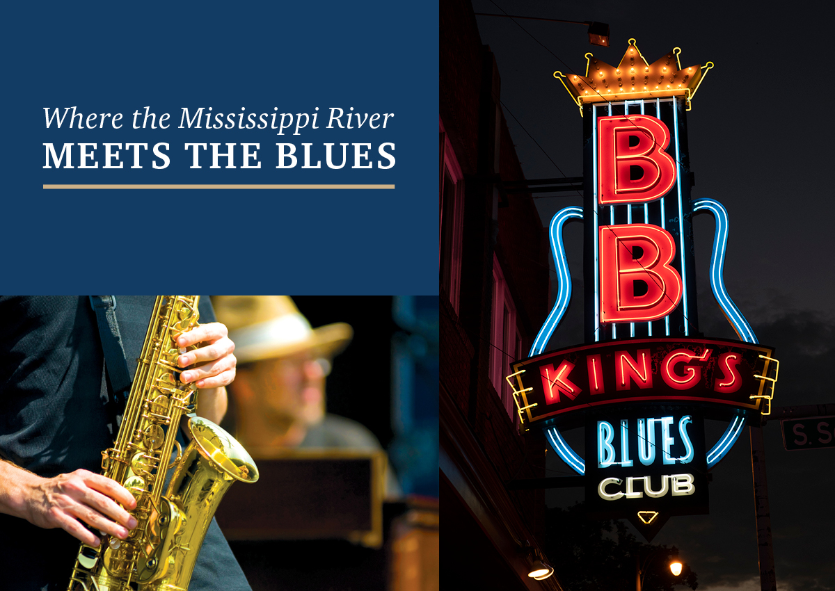 Where the Mississippi River meets the blues